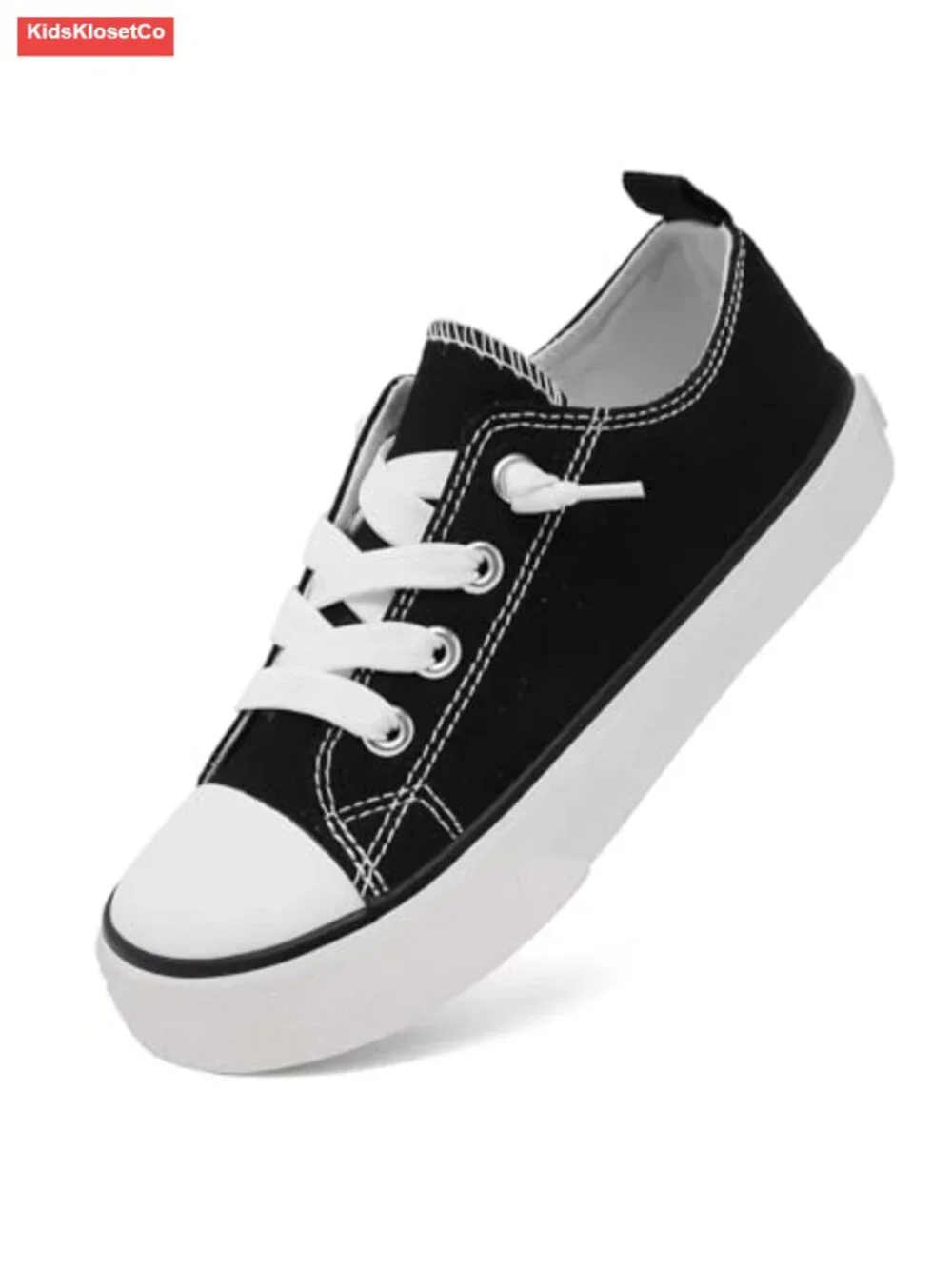 Toddler Little Kid Cushioned Canvas Sneakers Slip On Soft Durable